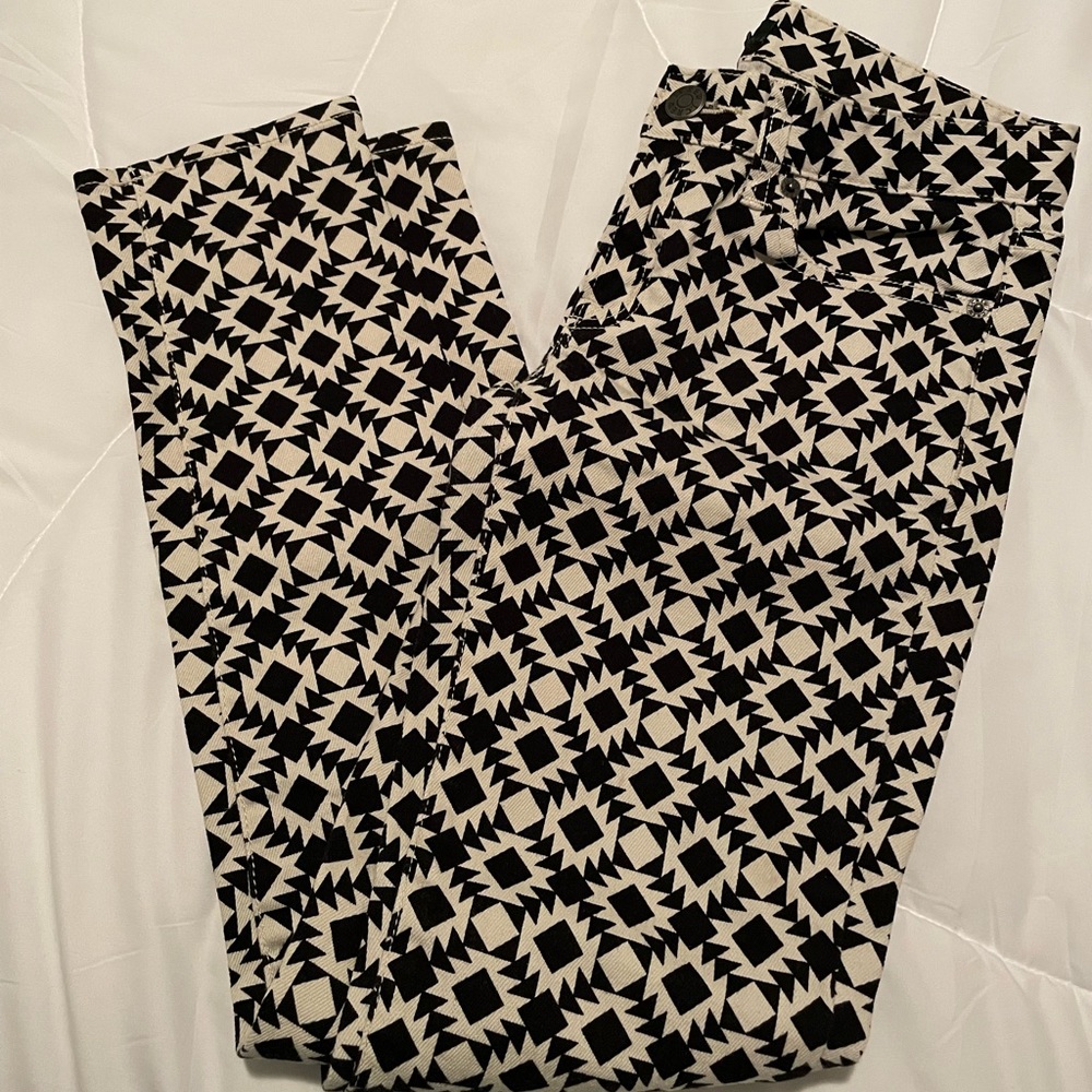 J. Crew patterned jeans